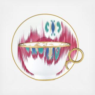 Voyage En Ikat Teacup & Saucer