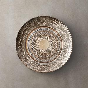 Devi Bronze Glass Appetizer Plate