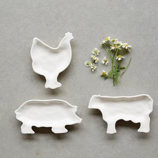Casual Country 3-Piece Animal Shaped Dish Set