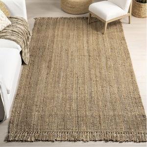 nuLOOM 3x5 Daniela Jute Tassel Hand Woven Area Rug, Natural