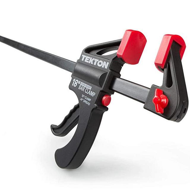 TEKTON 18-Inch x 2-1/2-Inch Ratchet Bar Clamp and 24-Inch Spreader | 39183