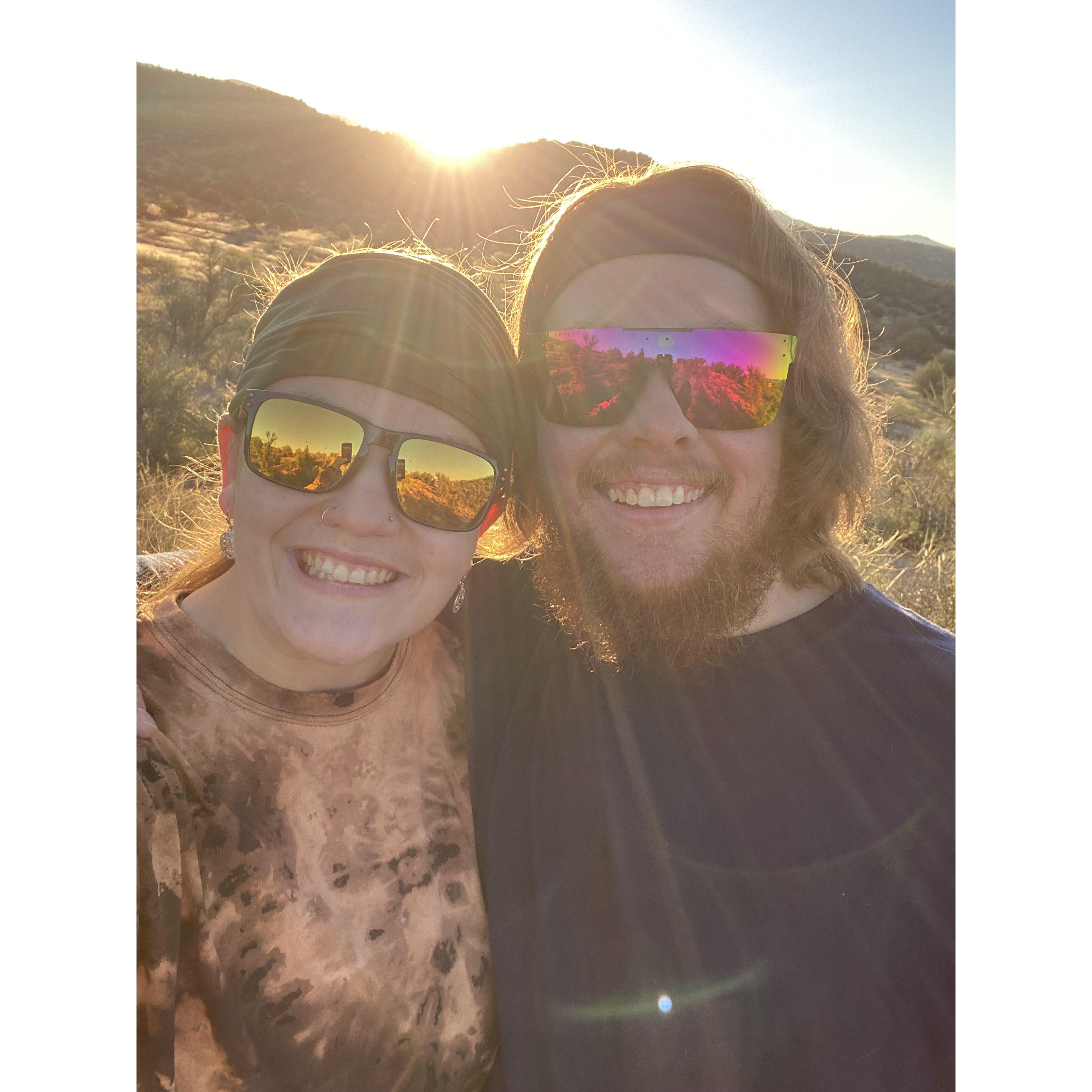 The first time we hiked in Montezuma.