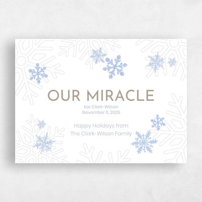 White Holiday Card - Zeigler Classic