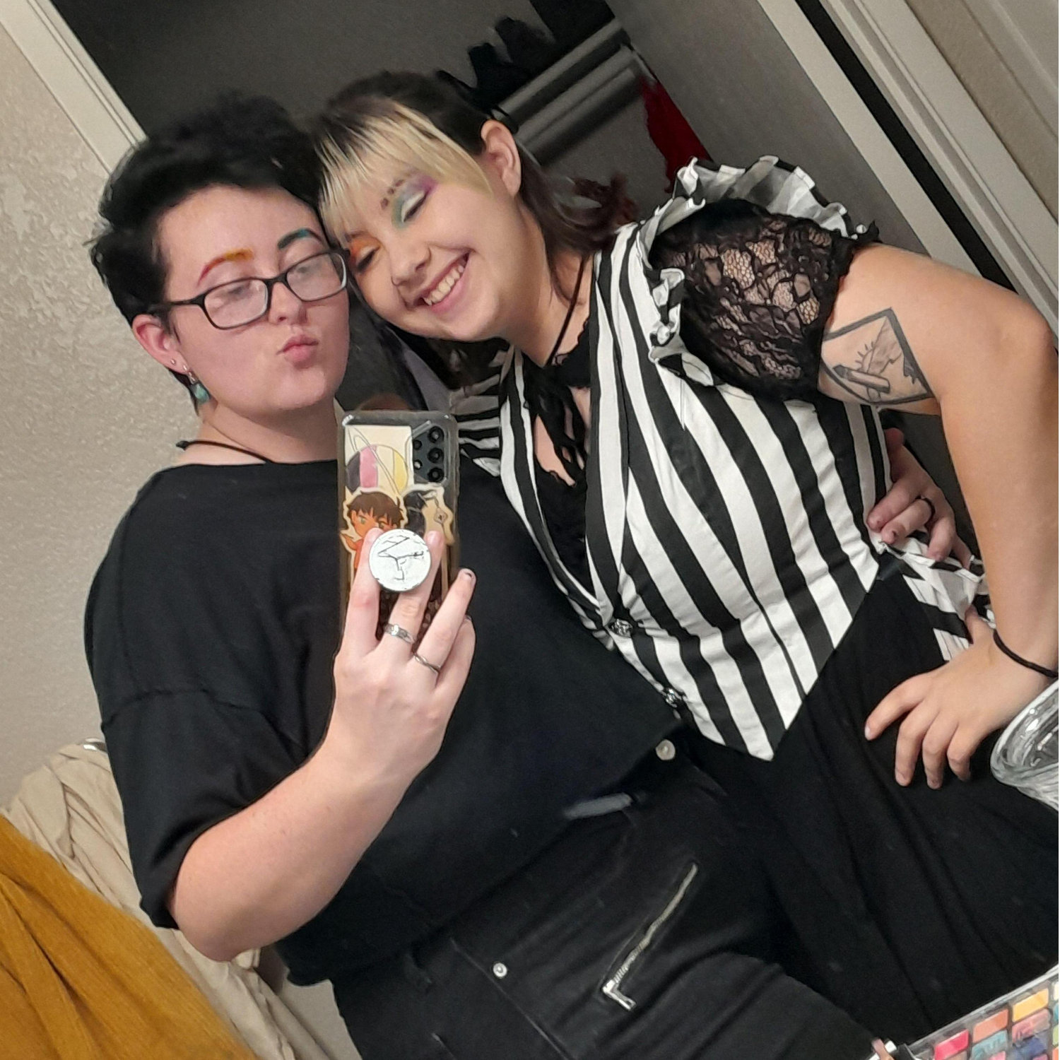 Our Rainbow Party (the first party in our first apartment together)