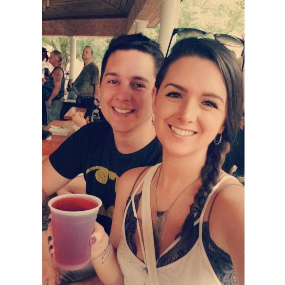 Enjoying the Renaissance Festival together in 2019.