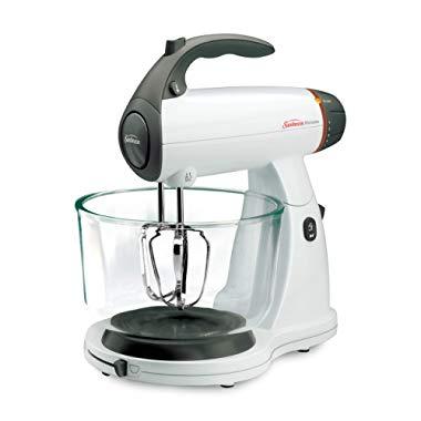 Sunbeam 002371-000-NPO MixMaster 350 Watt, White | Soft-Start Technology Stand Mixer
