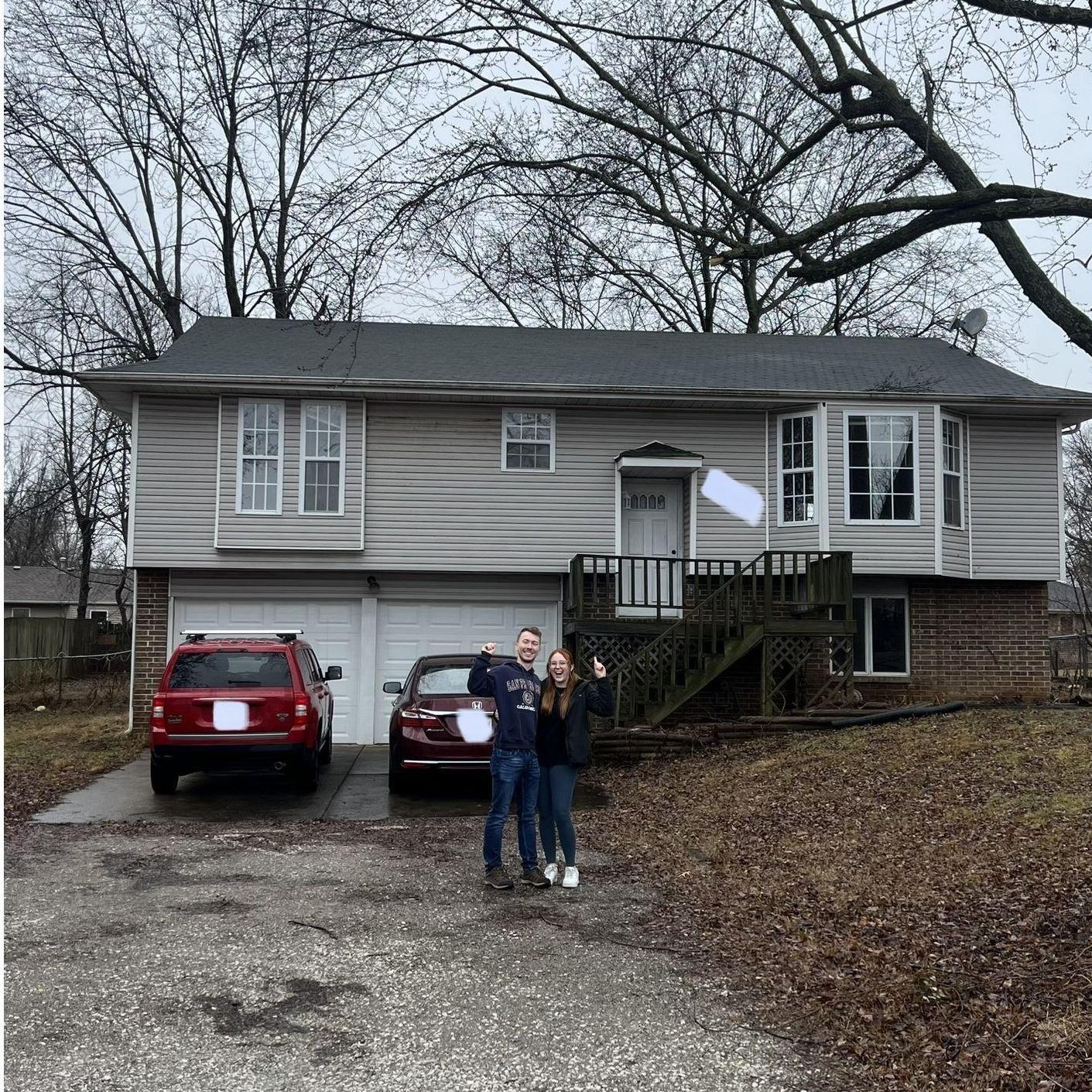 January 2024: Began renovating our house!