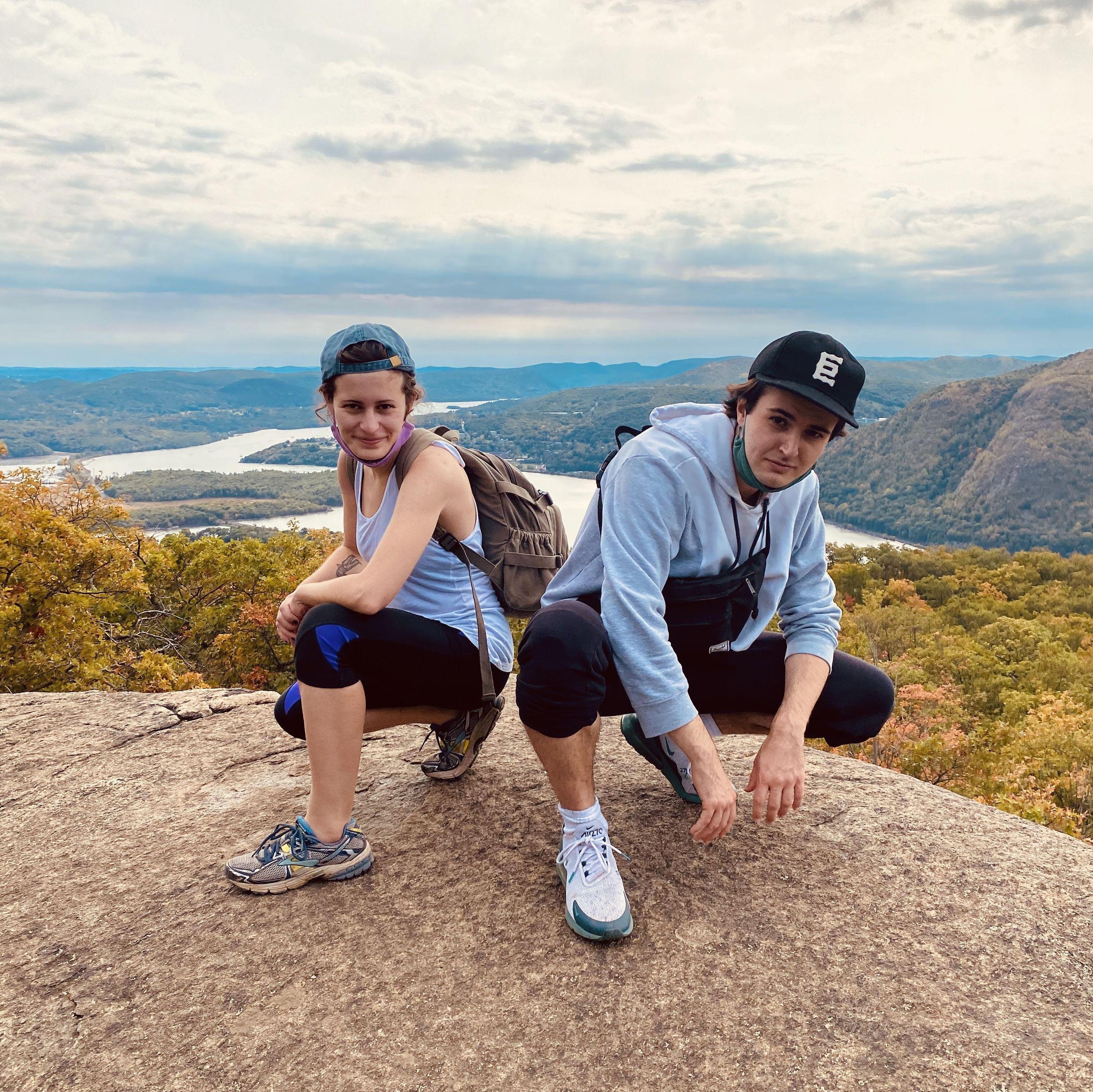 Covid Era. Hiking Bear Mtn. in NY State