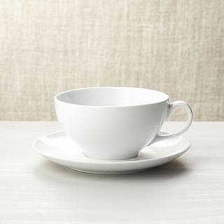 Cappuccino Cup with Saucer, Set of 4