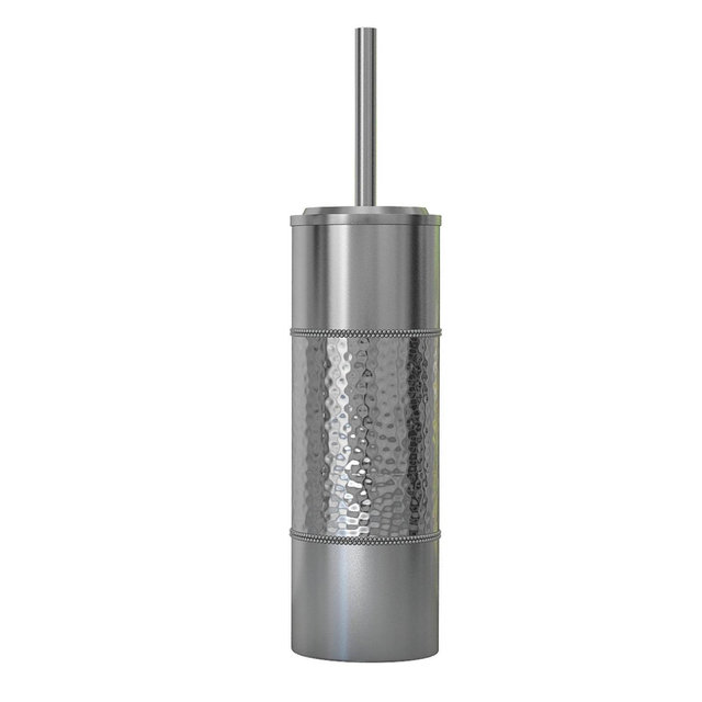 Slim Compact Stainless Steel Toilet Brush Holder Two-Tone - Nu Steel