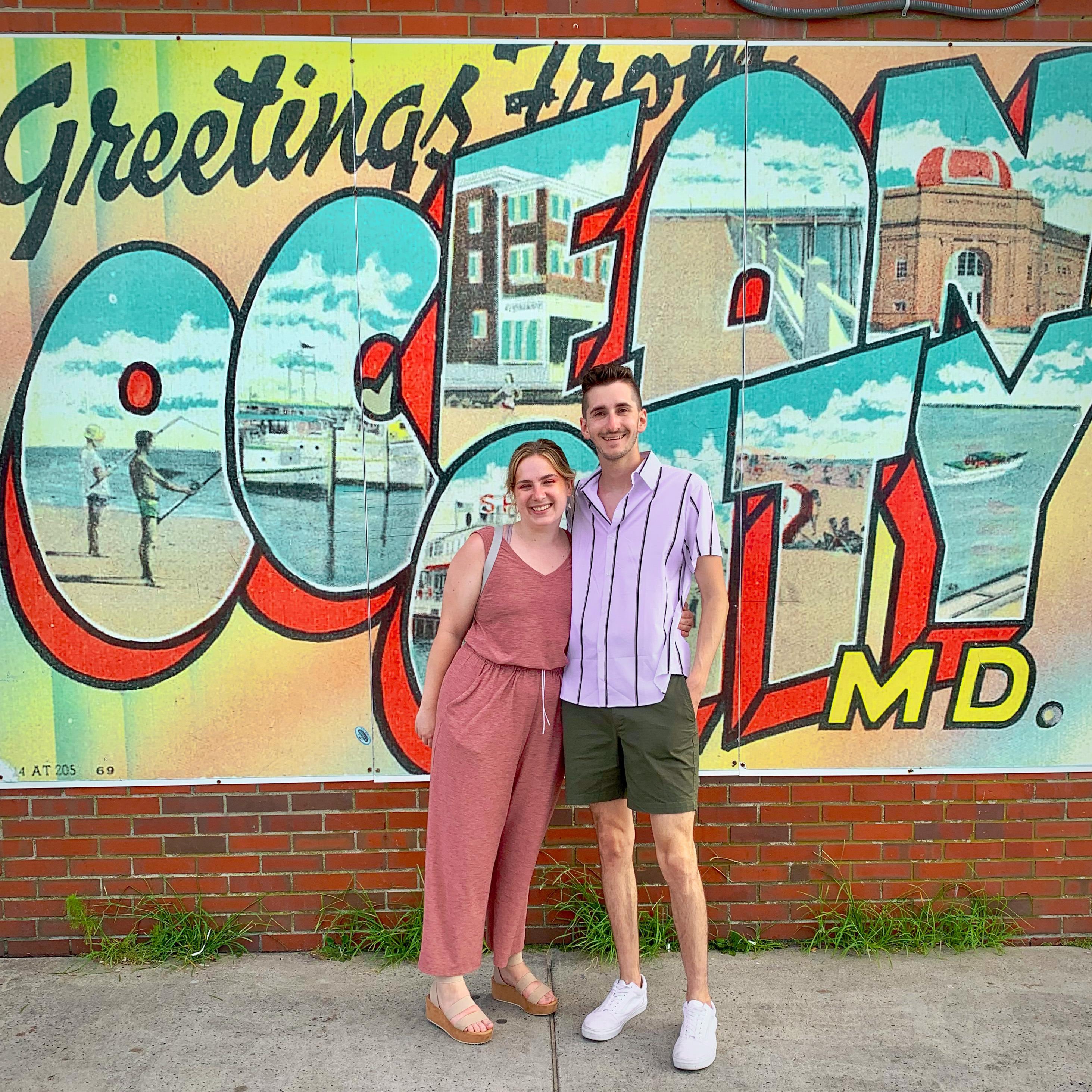 Liz joined Matthew and his extended family for a reunion in Ocean City, Maryland that has been taking place annually for over 50 years. Beach drinking, sunset selfies, and crabcake-eating ensued.