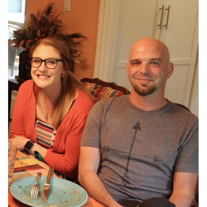 The first picture we ever took together. Easter 2017. Can't you just feel the nerves? Elizabeth invited Jason to spend Easter with her family after two months of dating. She won him over eventually!
