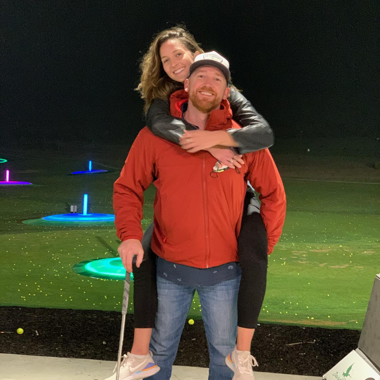 New Years 2021: Kristen's first golf lesson from the pro himself ❤️
