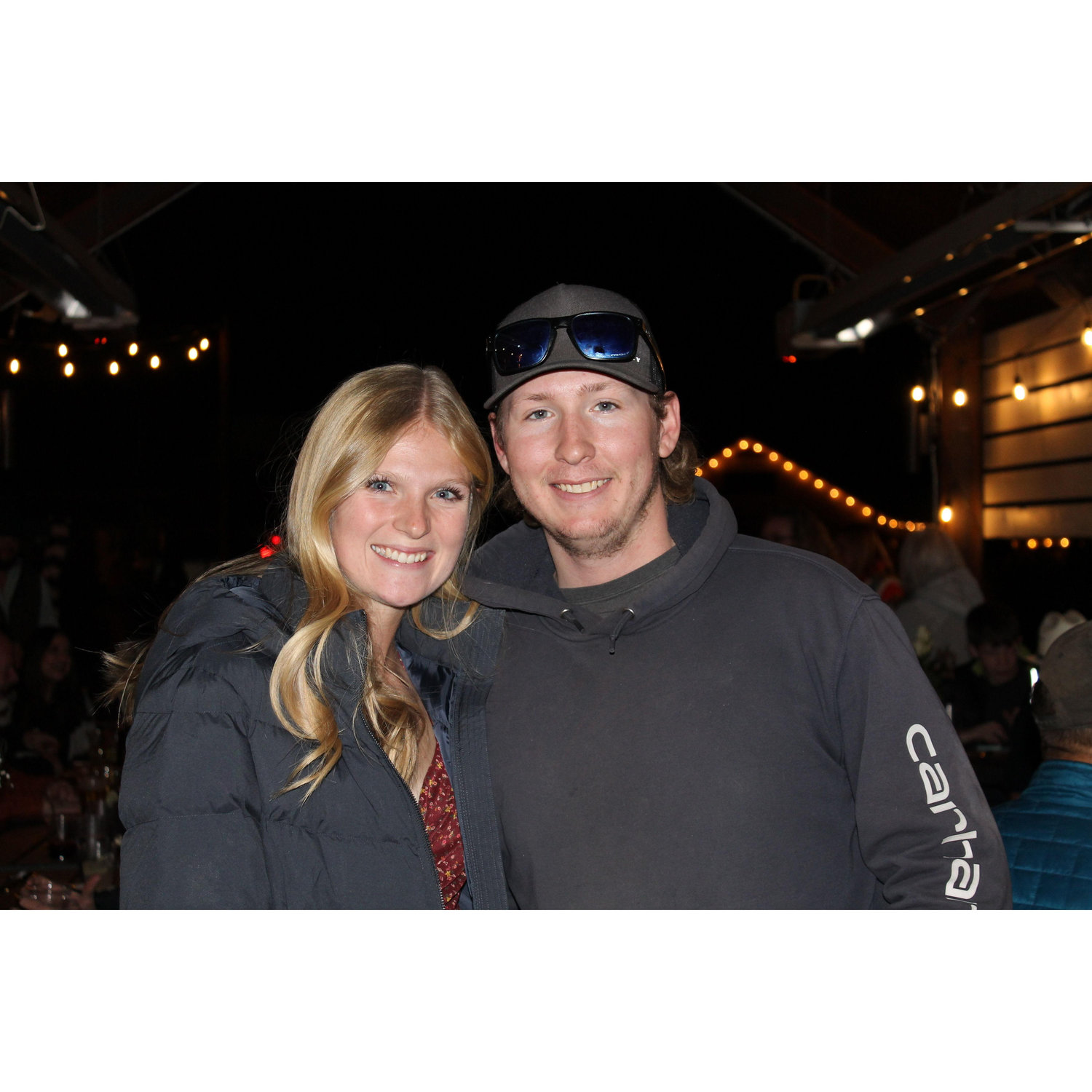 This picture was taken for Brenna's 21st and her parents 50th birthday party!