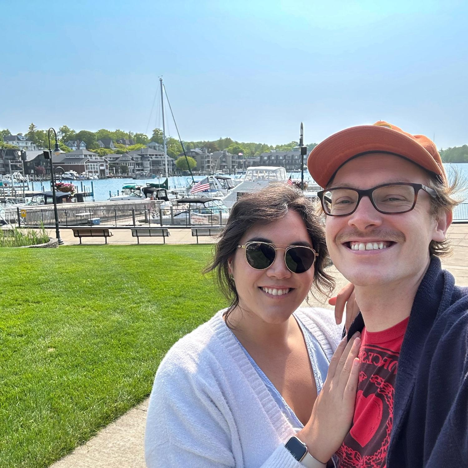 Touring Charlevoix, MI before Jimmy’s marathon - June 2023