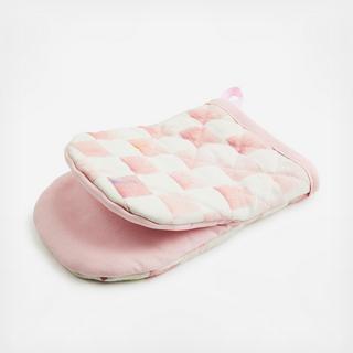 Rosy Check Cotton Mini Mitt