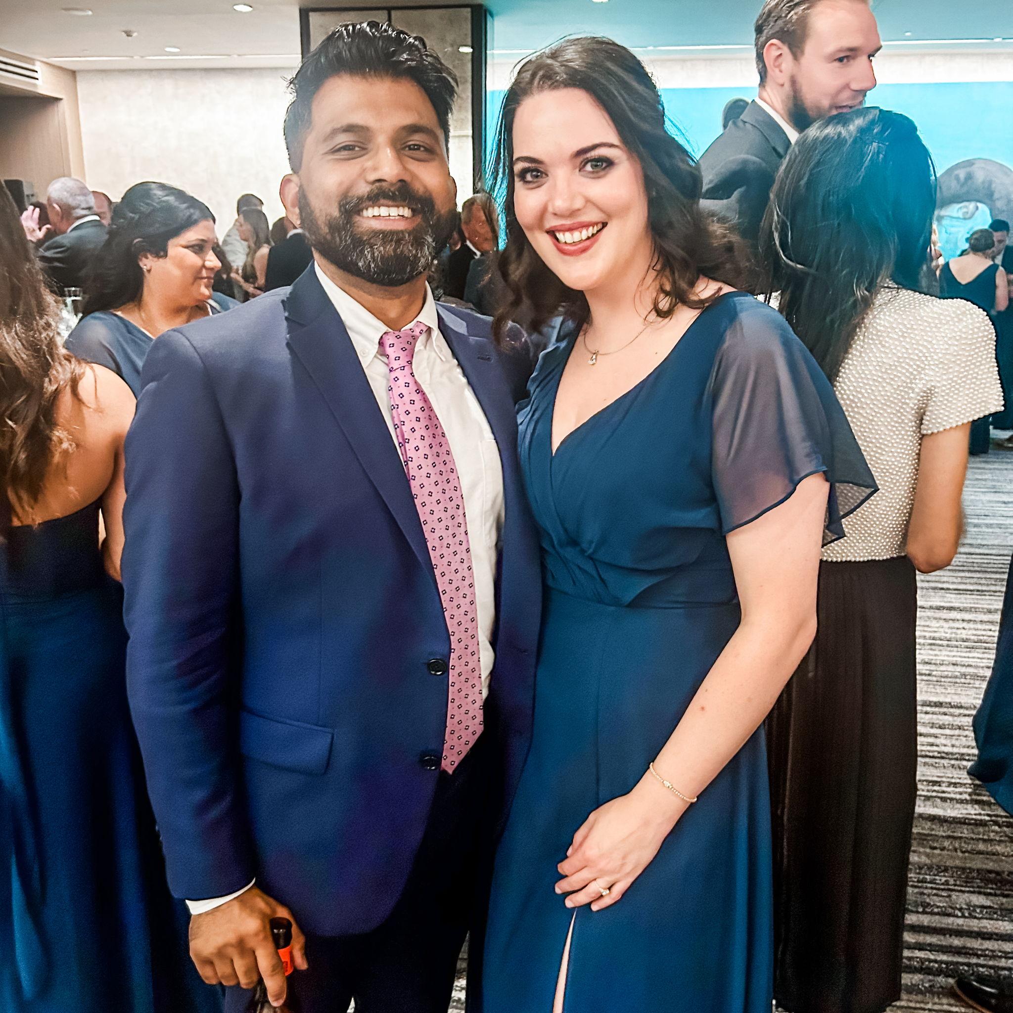 Celebrating a dear friend's wedding