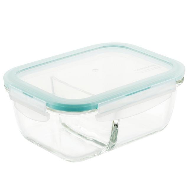 Purely Better Glass Divided Rectangular 3 Container Food Storage Set