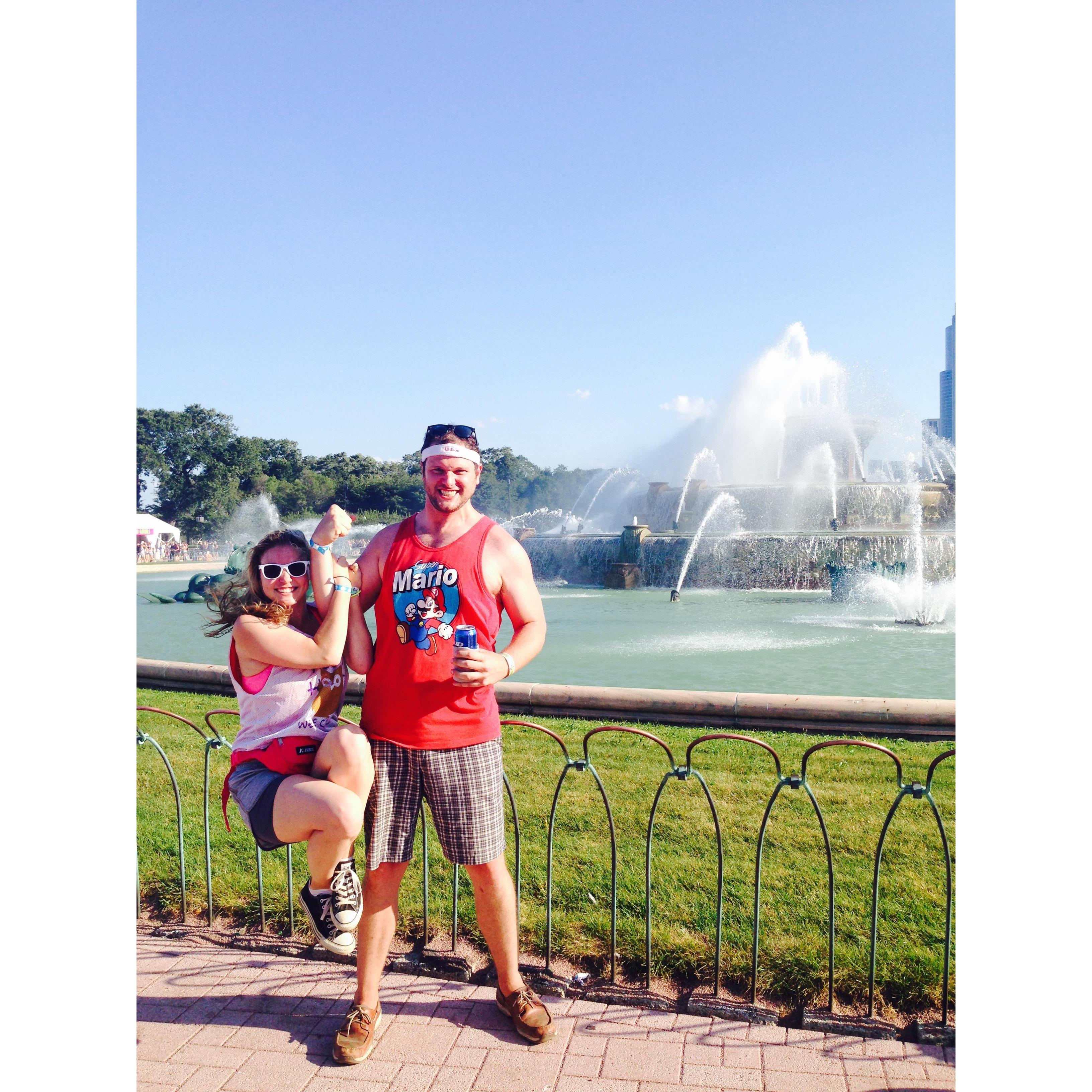 Our Lollapalooza Pose