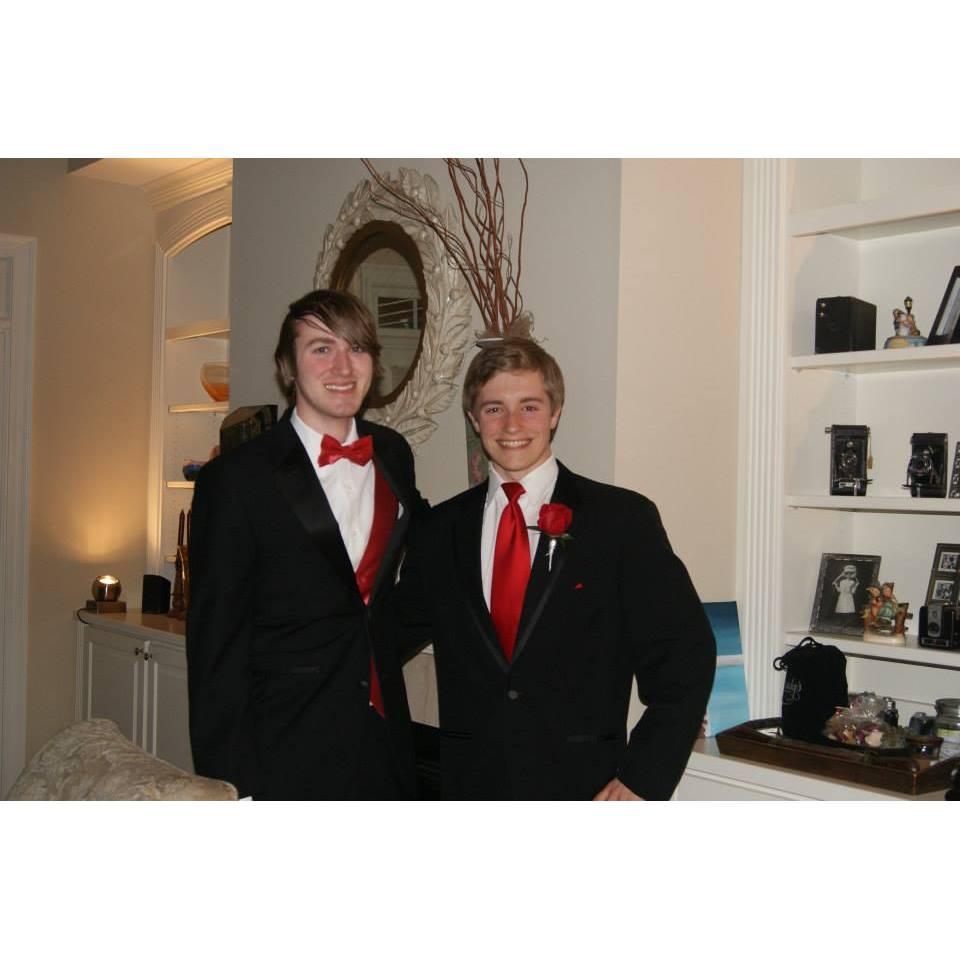Mike & Scott Senior Prom 2014 (no they didn't go together)
