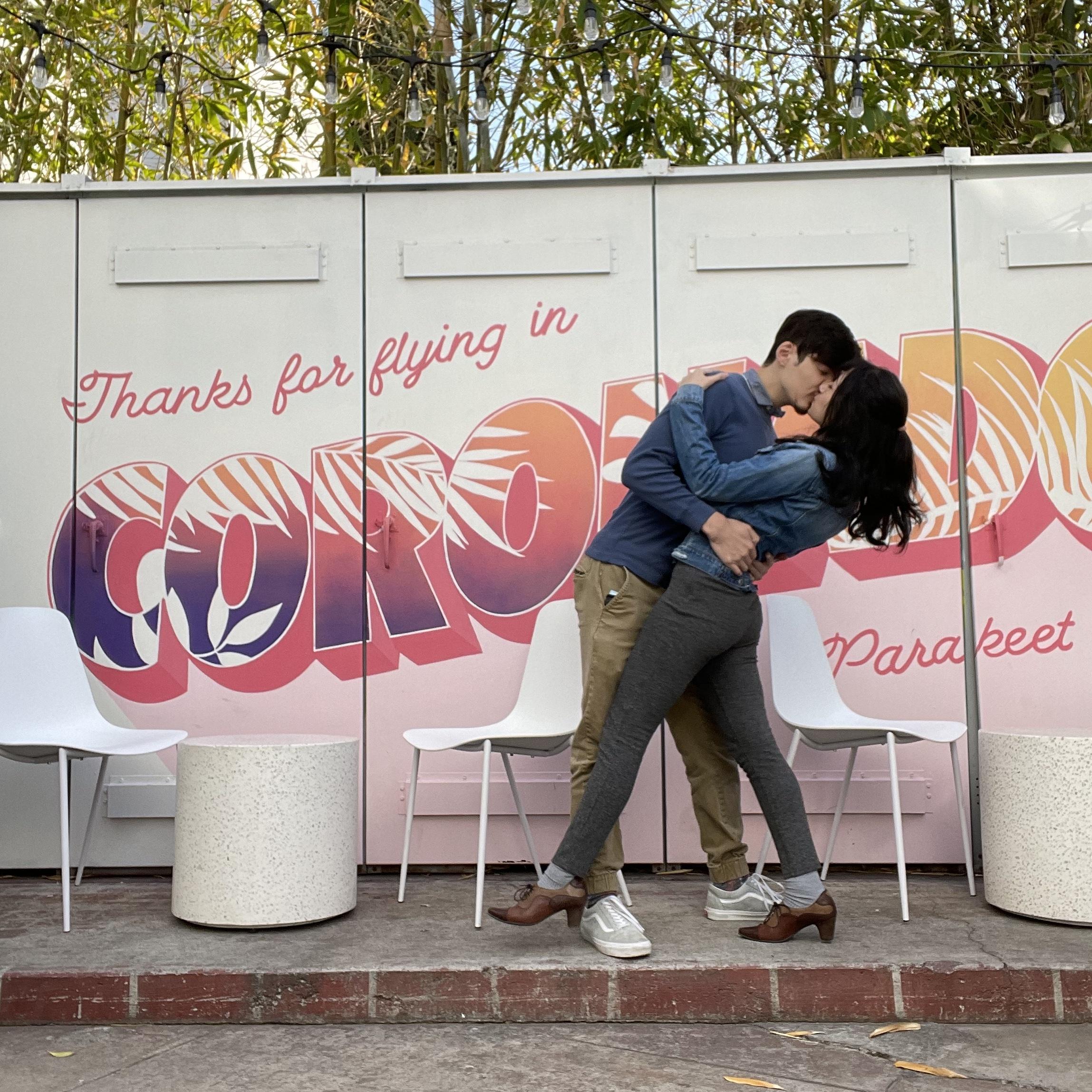 Our very first date. March 2021.