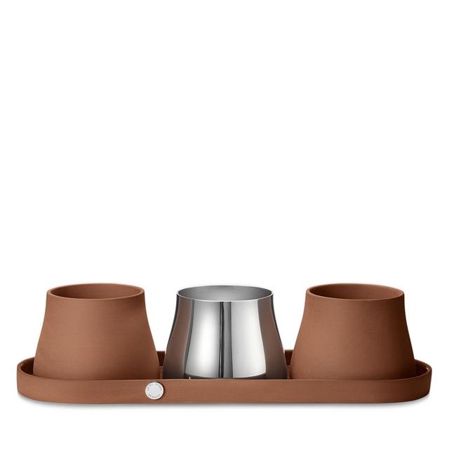 Georg Jensen TERRA Tray with Three Pots