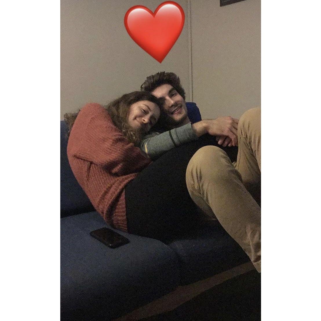 that heart just appeared over our heads like that