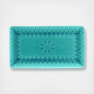 Peacock Rectangular Platter