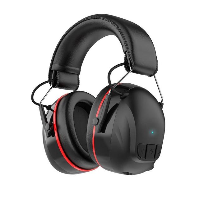 Qozybuds Bluetooth 5.4 Hearing Protection Headphones with 120H Working Time, 30dB SNR, 1200mAh Rechargeable Battery, Noise Reduction Safety Ear Muffs for Mowing, Woodworking, Landscaping