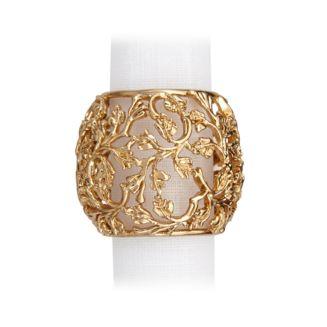 L'Objet Lorél Gold-Plated Napkin Jewels, Set of 4