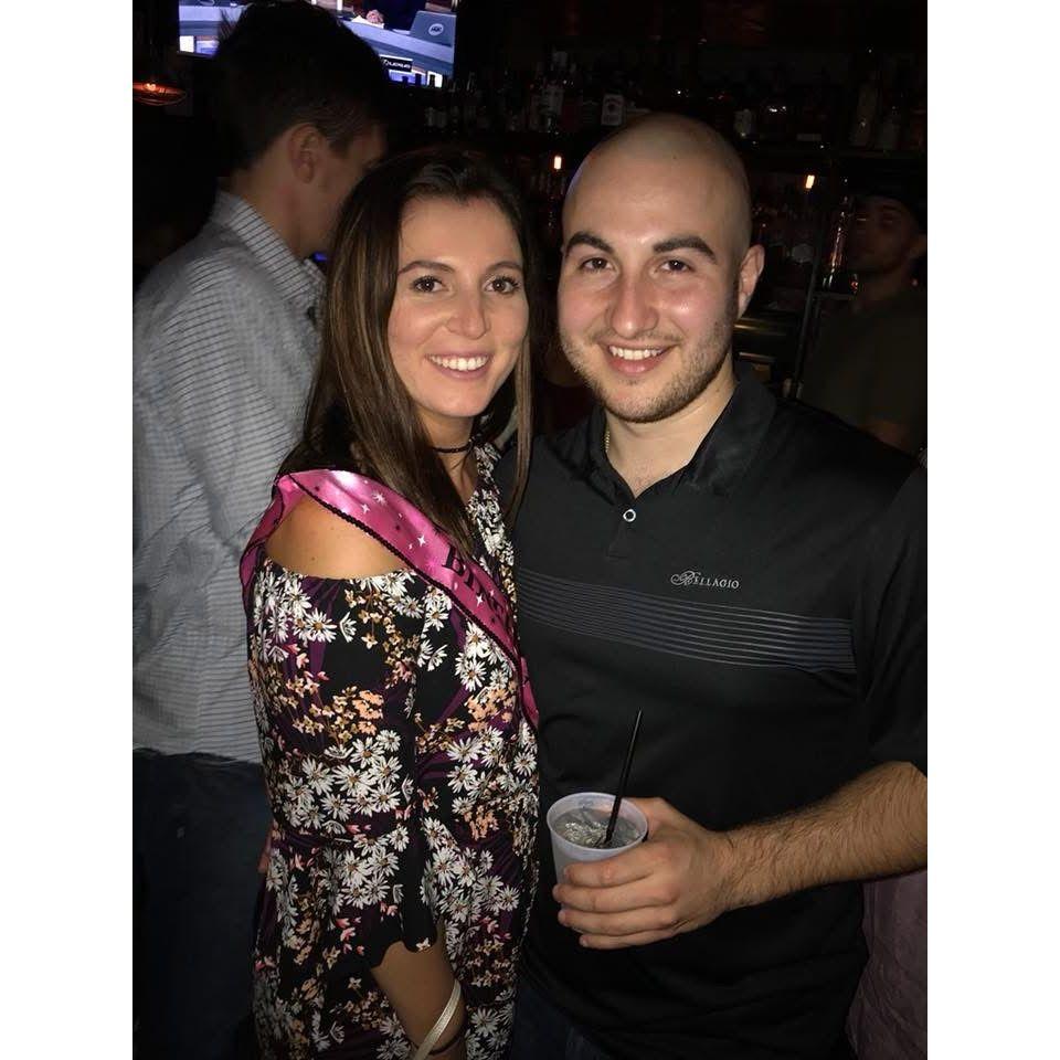 This is our first picture together! My 24th Birthday in October of 2017.