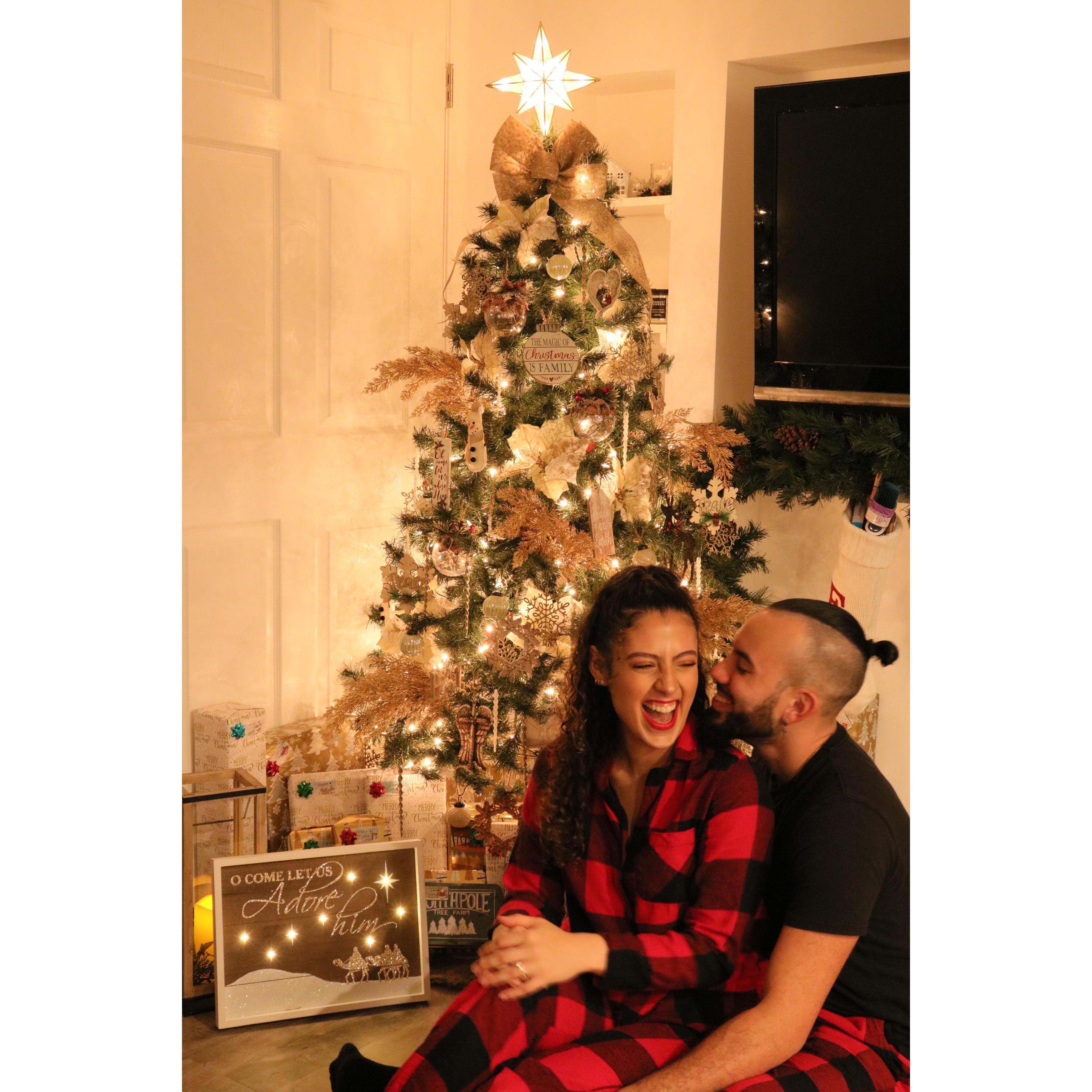 Our first Christmas married. December 2020