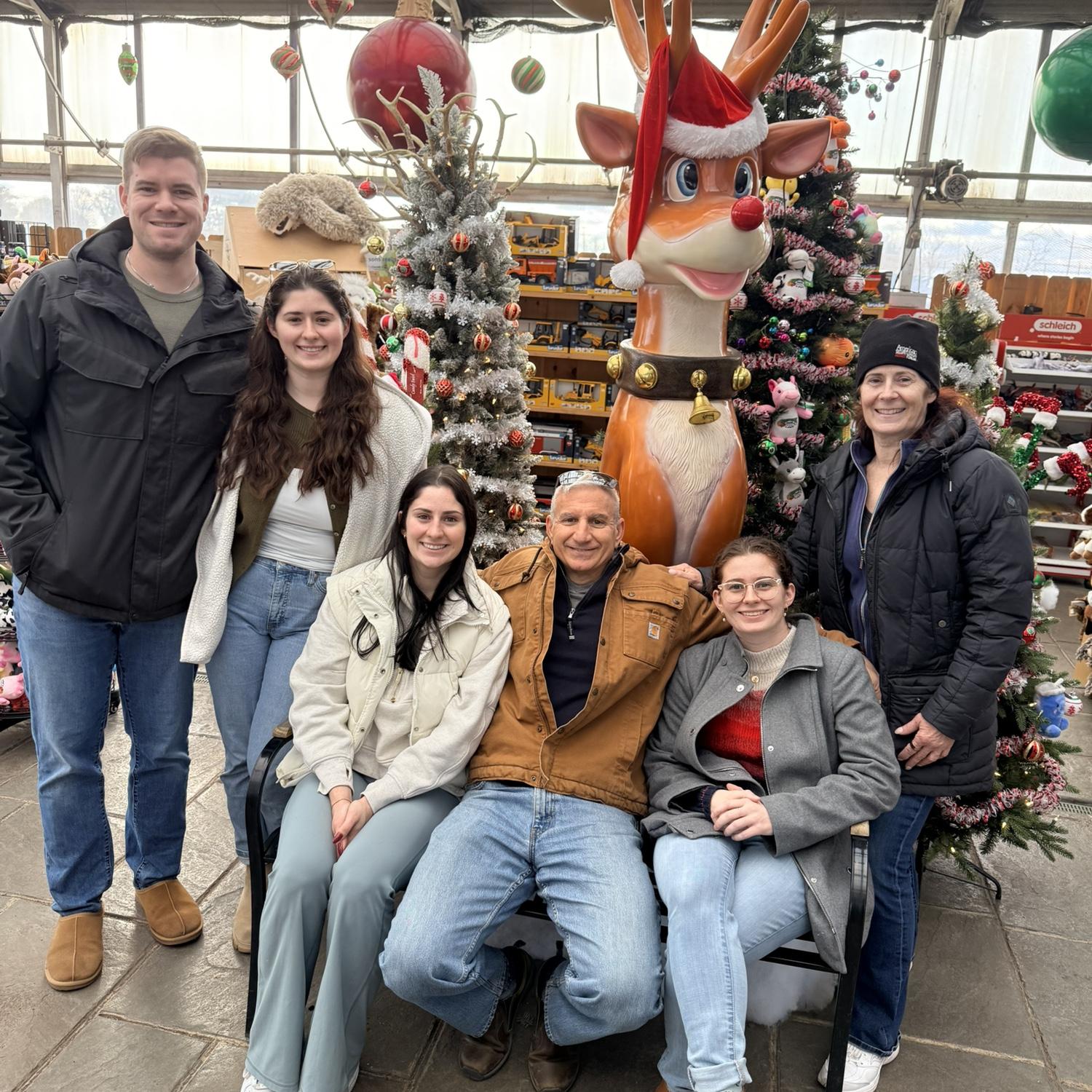 Luke's first Viola family Christmas tree weekend