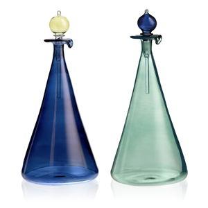 Couple Vinegar & Oil Flasks, Set Of 2