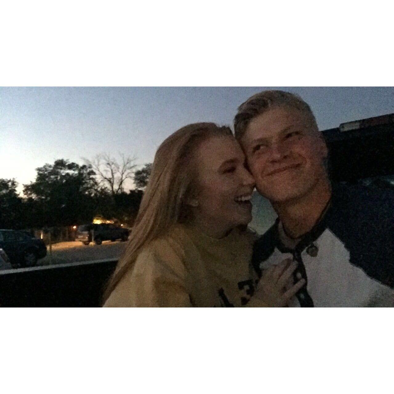 Our first date!