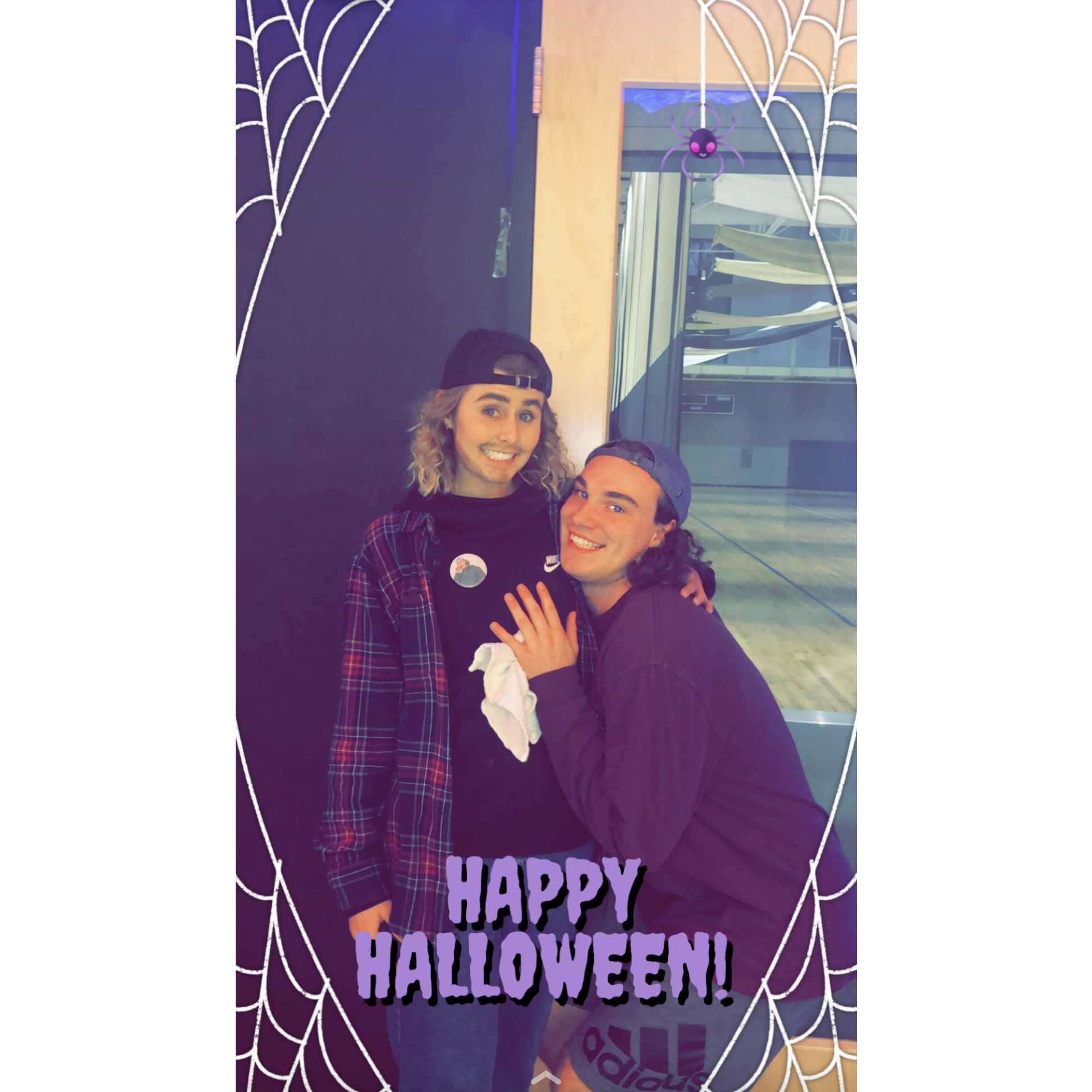 Halloween 2019. I surprised Jonah with my costume after curling my hair for 4 hours. (I was him if you couldn't tell)