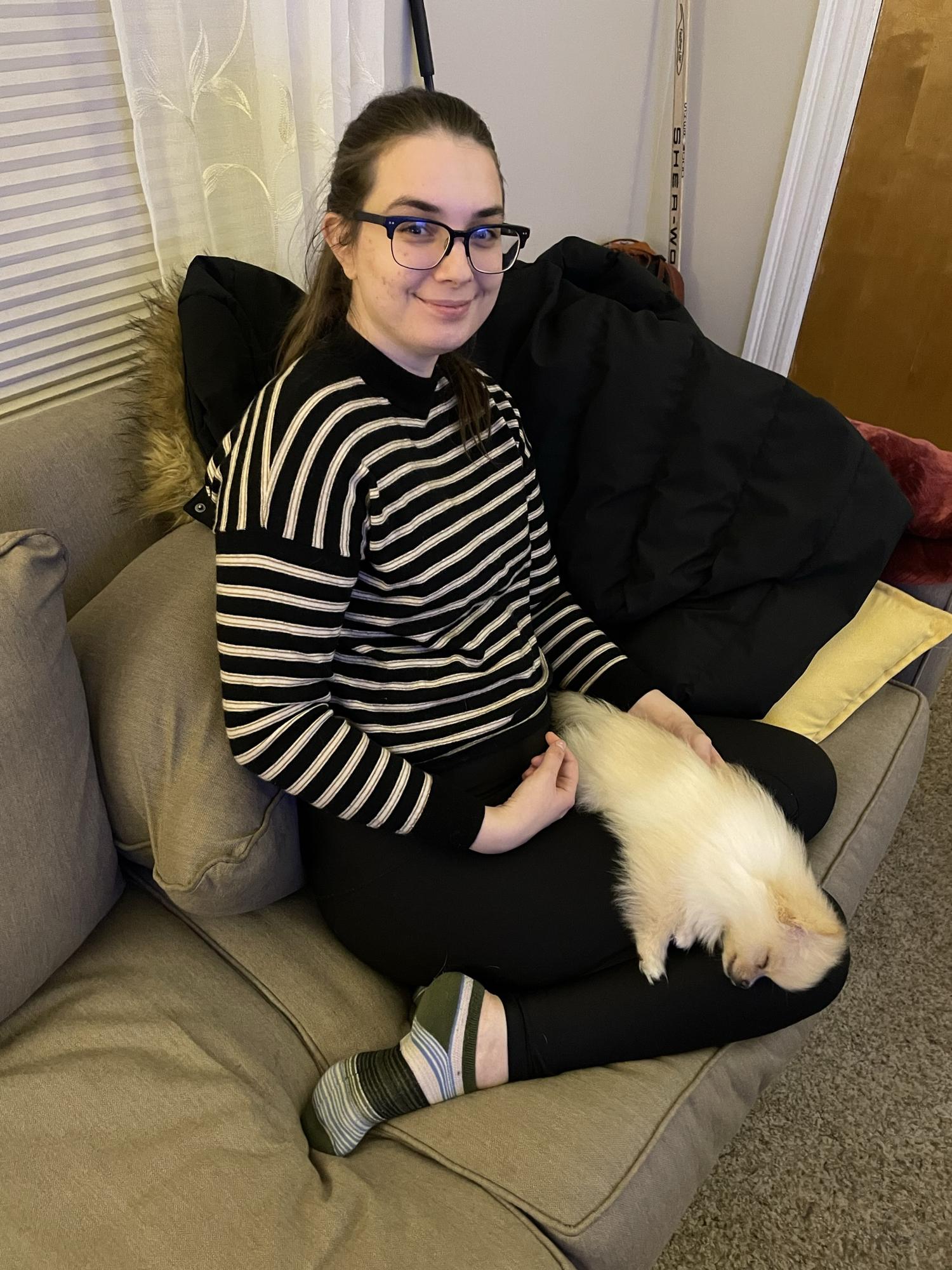 Taylor and Noodles when they first met