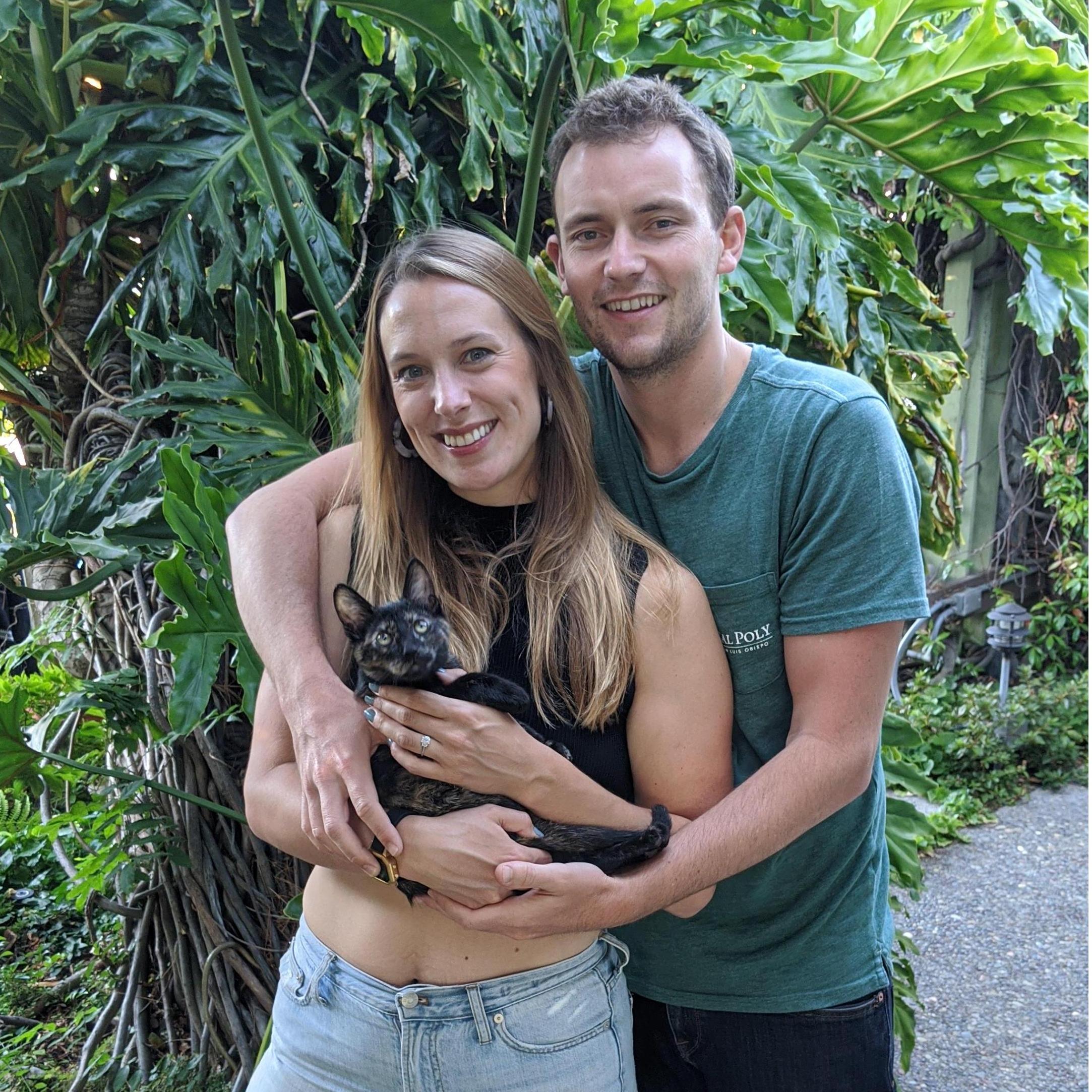 The new family member, Ashbury.