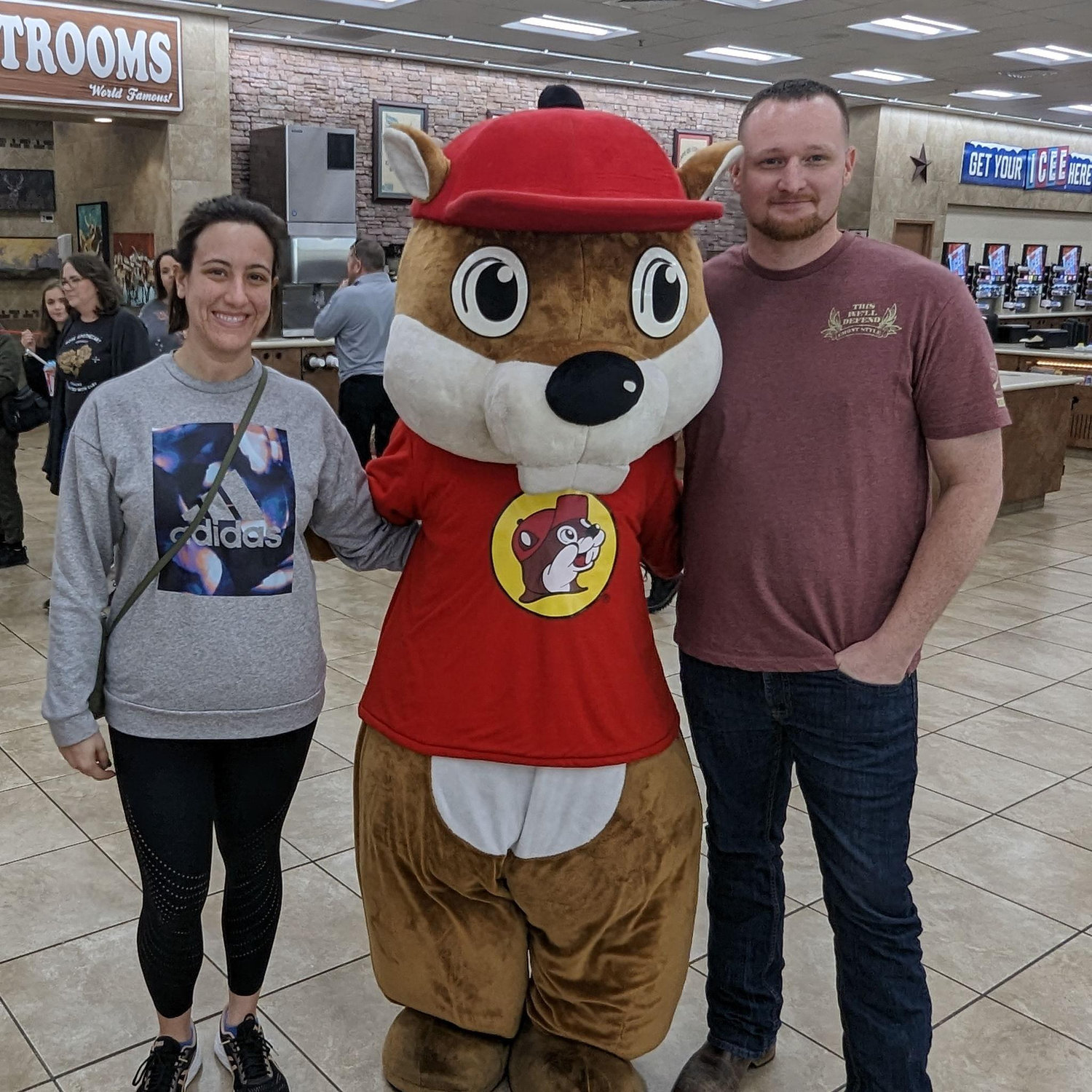 Our first Buc-ee's visit together...moving from Omaha to Houston