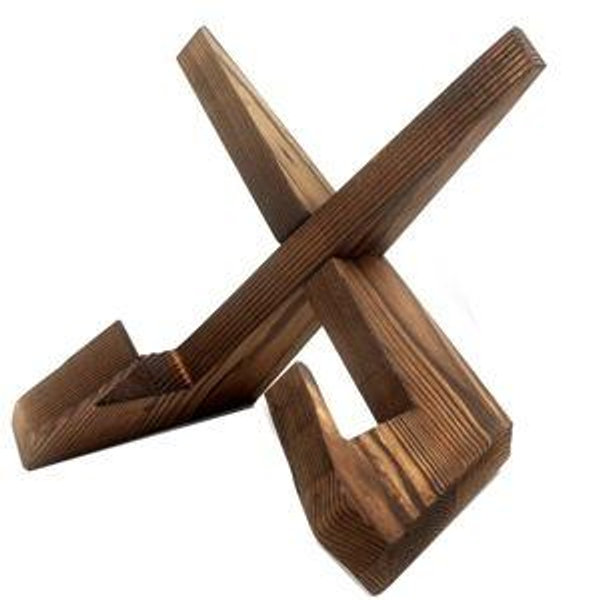 2 Wooden Cookbook Holders
