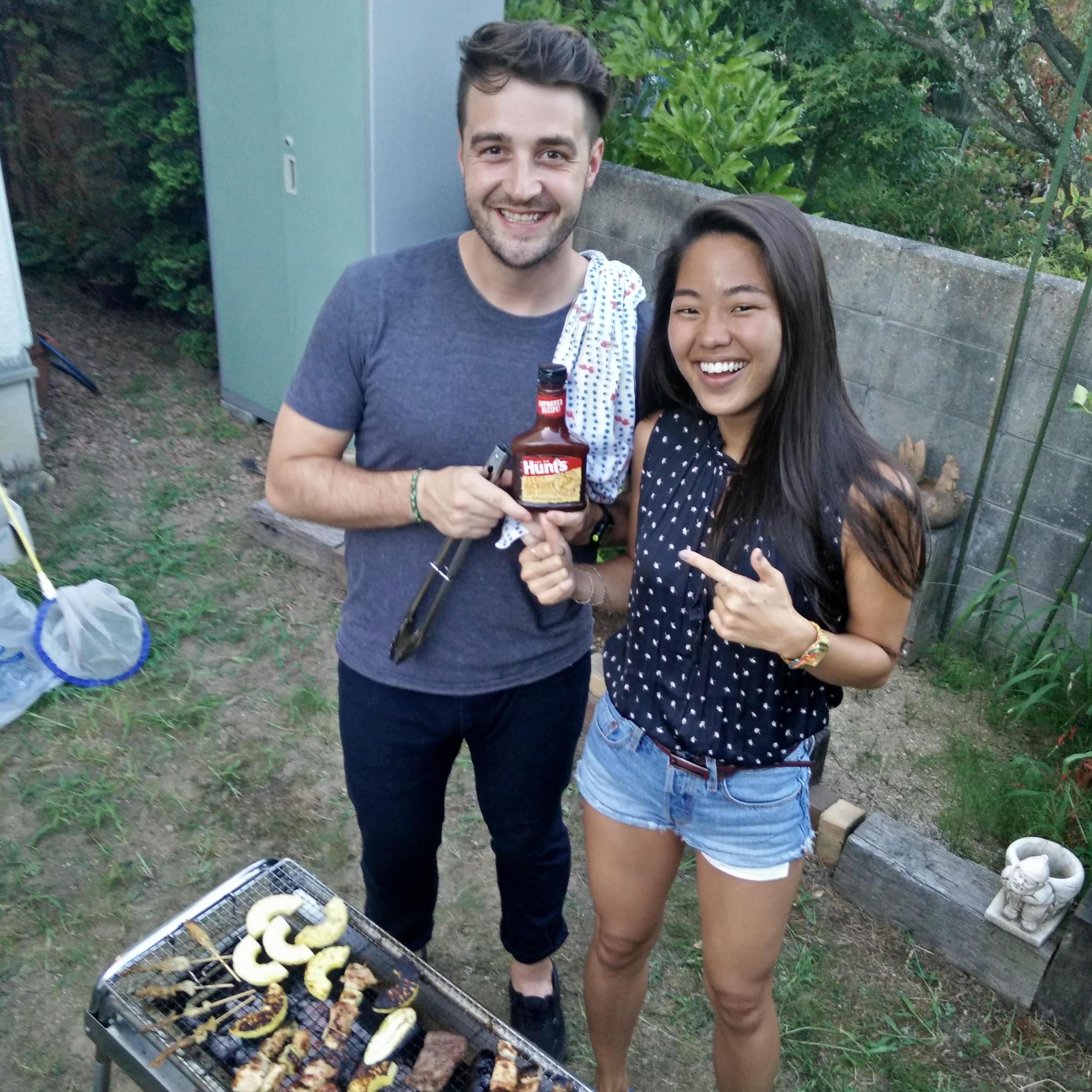 First time Bruce went to Cindy's house! Big moment! Nara, Japan Summer 2016
初めて日本の家族にあった日。BBQしたり楽しく過ごしました。