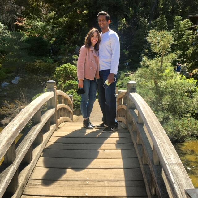 and Jonathan couldn't wait to show Abby around Hakone Gardens!