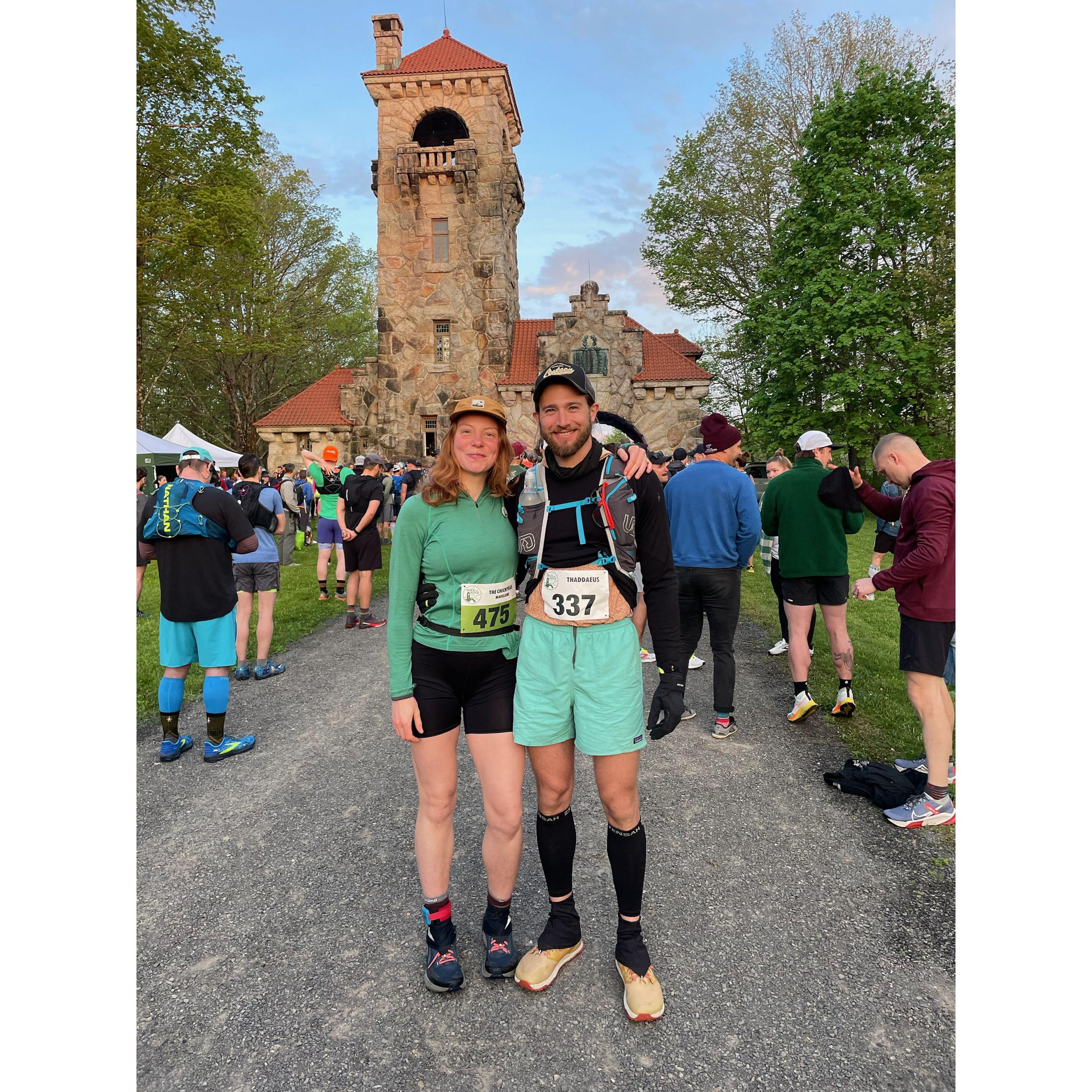 Right before we participated in Mohonk's Rock the Ridge 2024