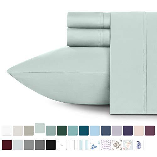 400 Thread Count 100% Cotton Sheet Set on Amazon - Mod Spa Queen Size Best Sheets - 4 Piece Set, Highest Quality Long-staple Combed Pure Natural Cotton Bed Sheets For Bed, Soft & Silky Sateen Weave