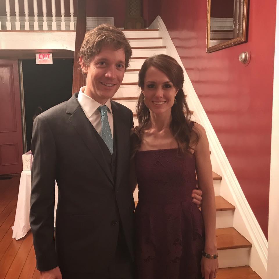 Celebrating a friend's wedding, a month before our "I do's!"