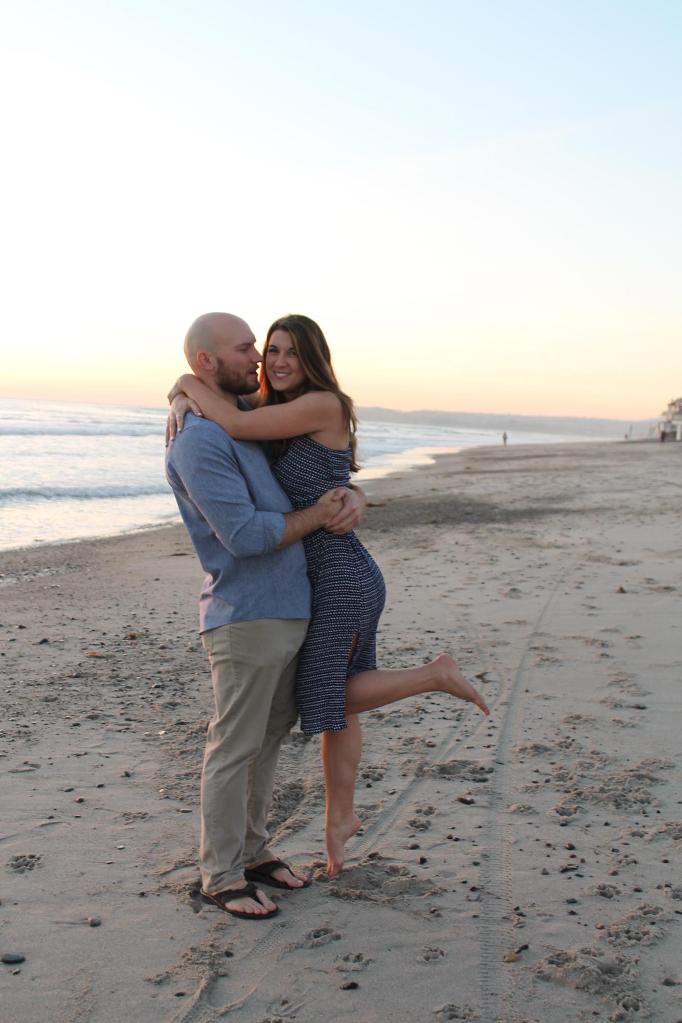 Our friend Rachel was able to capture some engagement photos at one of our favorite sunset spots!