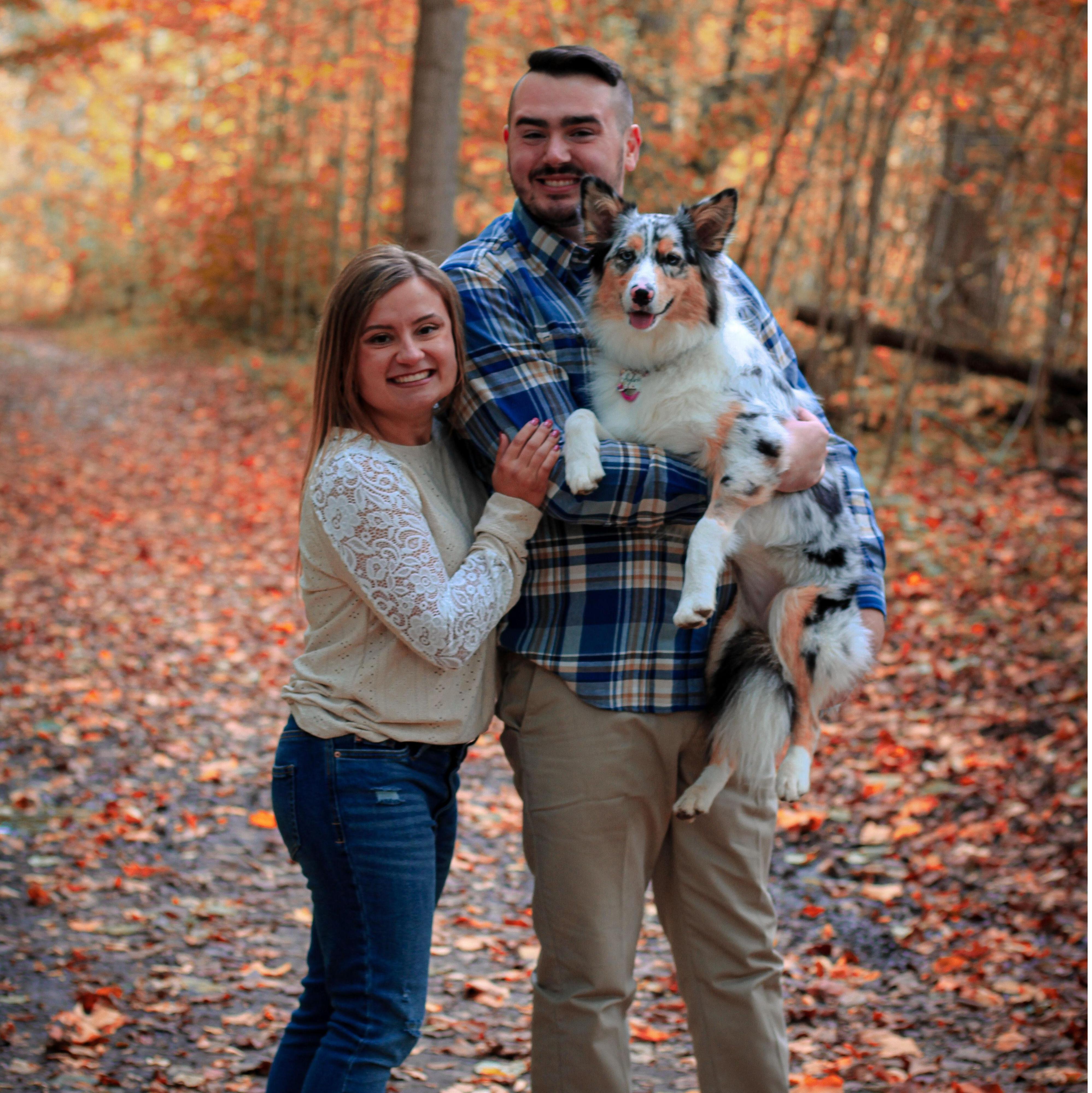 Our dog, Sylvie! She brings so much joy into our lives.