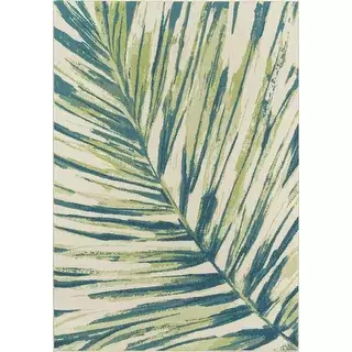 Porch & Den Fischer Polypropylene Indoor/Outdoor Area Rug - 2'3" X 4'6" - Green