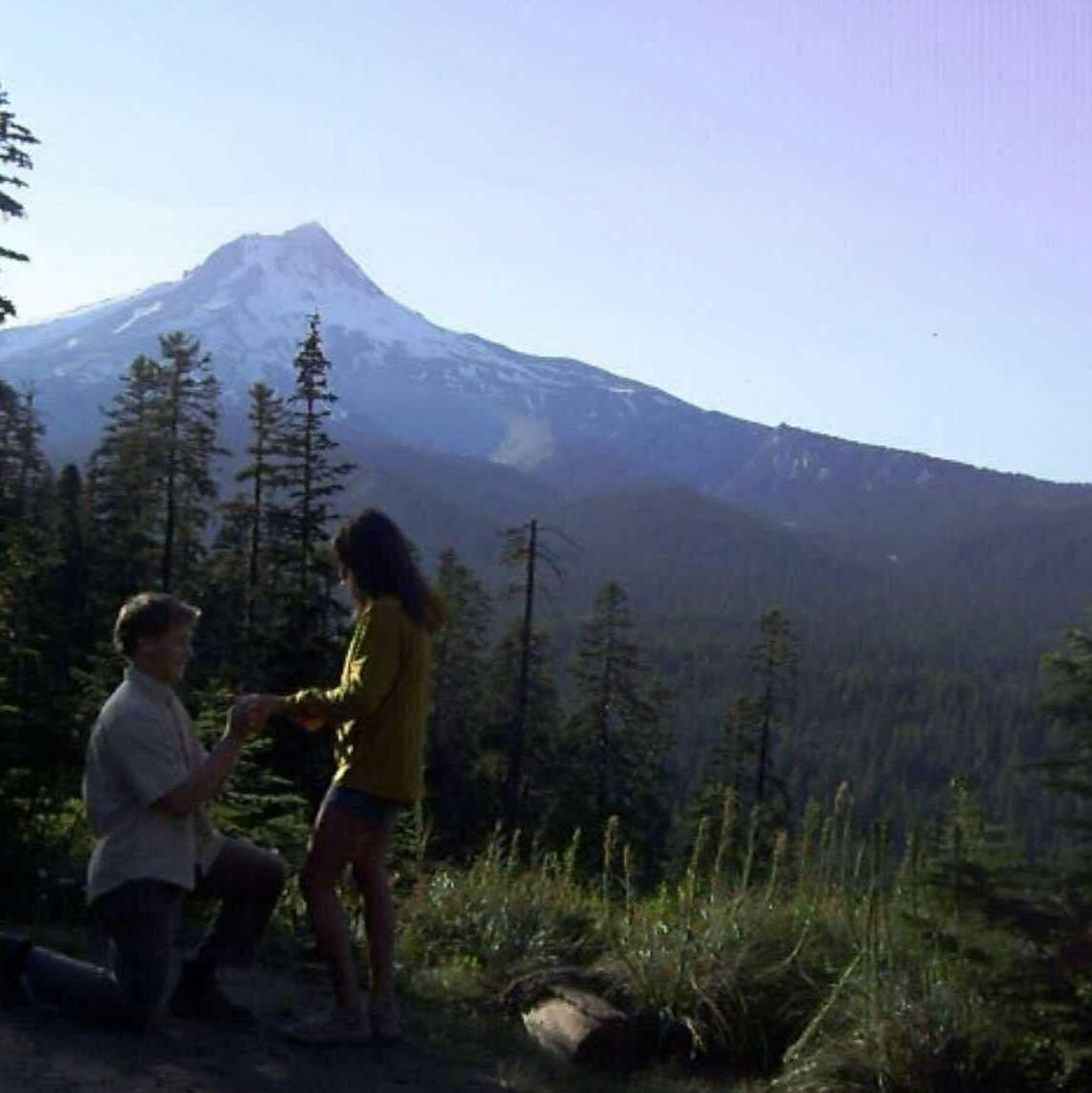 The moment when Ollie popped the question!