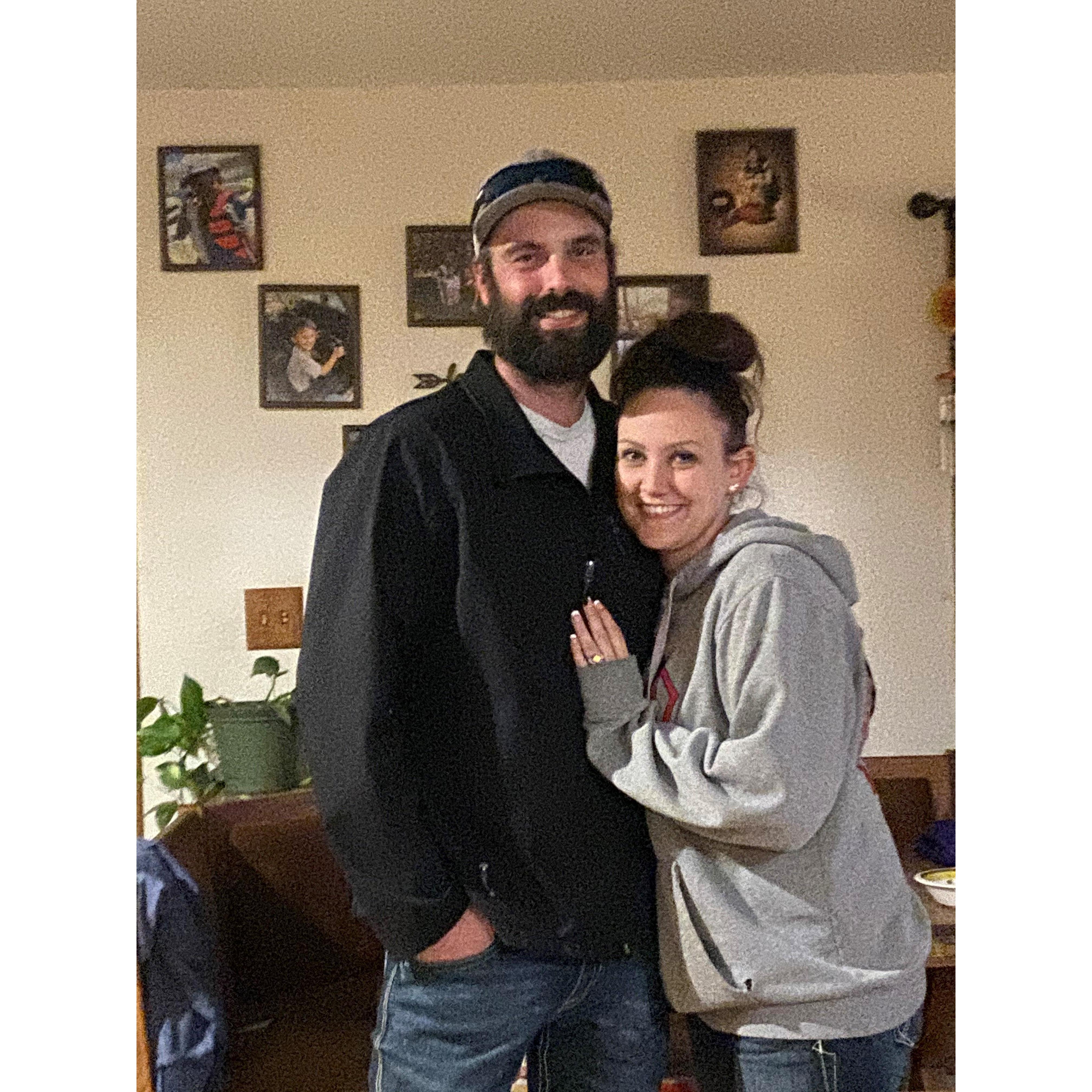 The day he proposed :) made my heart so happy.